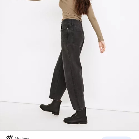 Madewell balloon jeans size 27 in noll wash - Picture 3 of 12